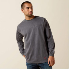 Ariat FR Charcoal Heather Air Crew T-Shirt 10027888