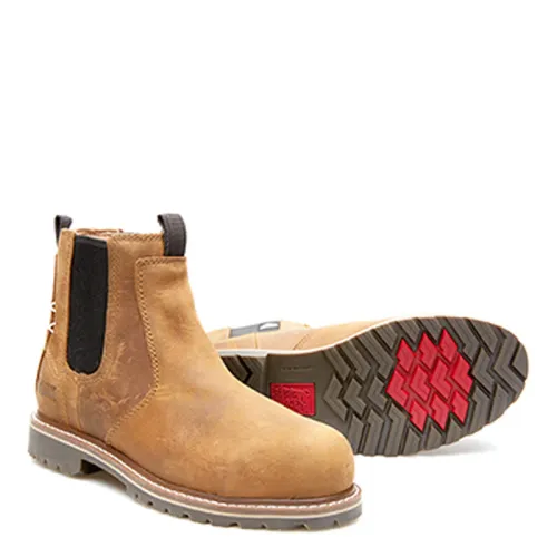 Women's Kodiak Brown Bralorne Chelsea Work Boot 4TEABN