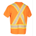 Forcefield Hi Vis Crew Neck 100% Cotton Short Sleeve with Segmented Reflective Tape 022-SEGCBEOR Forcefield Hi Vis Crew Neck 100% Cotton Short Sleeve with Segmented Reflective Tape 022-SEGCBEOR