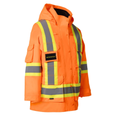 Forcefield Women's Hi-Vis 4-in-1 Safety Parka 024-WEN705ROR Forcefield Women's Hi-Vis 4-in-1 Safety Parka 024-WEN705ROR