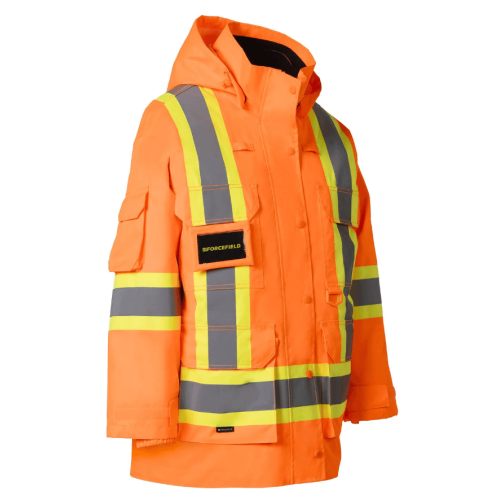 Forcefield Women's Hi-Vis 4-in-1 Safety Parka 024-WEN705ROR
