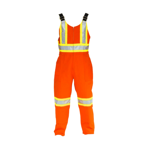 Ground Force Hi Vis Insulated Winter Duck Overalls 851GFORANGE Ground Force Hi Vis Insulated Winter Duck Overalls 851GFORANGE