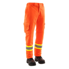 Forcefiled Hi Vis Orange Ripstop Cargo Safety Work Pant 024-75200