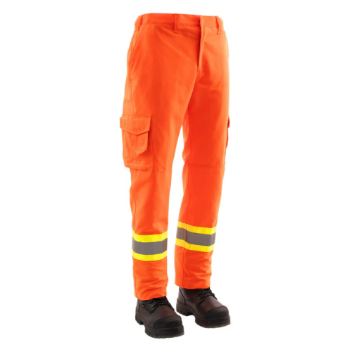 Forcefiled Hi Vis Orange Ripstop Cargo Safety Work Pant 024-75200 Forcefiled Hi Vis Orange Ripstop Cargo Safety Work Pant 024-75200