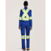 Pioneer Women's Flame Resistant 7 oz AR/FR Royal High-Visibility Coveralls 7704W