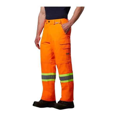 Coolworks® Orange Ventilated Cargo Style Workpants, 4″ Refl. Tape CW2-ORGA