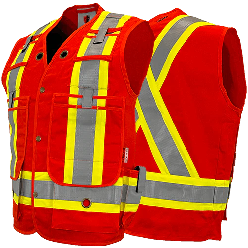 Atlas FR/AR Orange Surveyor Vests 2272OR