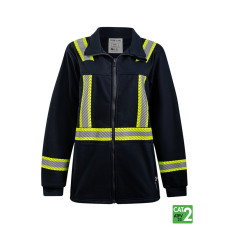 IFR Full Zip FR Striped Fleece Jacket - Navy OSN324 IFR Full Zip FR Striped Fleece Jacket - Navy OSN324