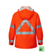 IFR FlexArc 10 oz Orange Polyurethane/FR Cotton Rain Jacket 7215SJ 